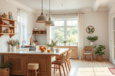 podklyuchbanya.ru | Дизайн кухни в доме из клееного бруса